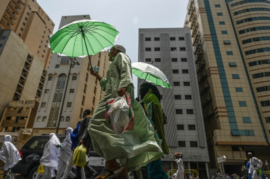 Cuaca Panas di Mekkah Hantui Jemaah Haji, Suhu Bisa Capai 46 Derajat Celcius