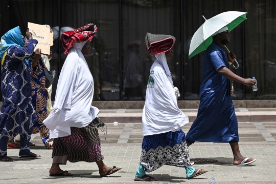 Cuaca Panas di Mekkah Hantui Jemaah Haji, Suhu Bisa Capai 46 Derajat Celcius