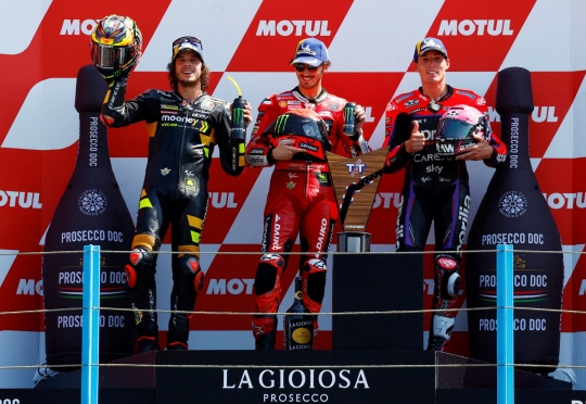 Momen Seru MotoGP Belanda 2023: Dari Bagnaia Juara Lagi hingga 7 Pembalap Kecelakaan