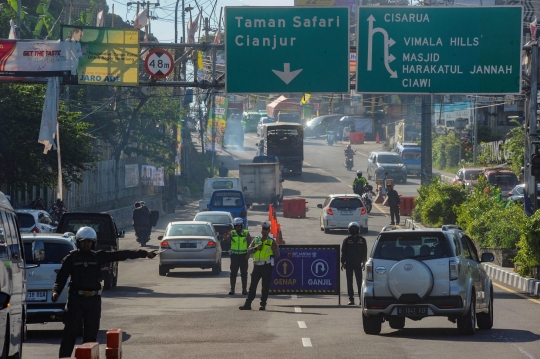 Lalu Lintas Puncak Bogor Terapkan Ganjil Genap Selama Libur Idul Adha