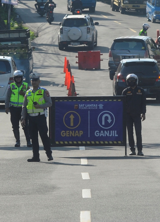 Lalu Lintas Puncak Bogor Terapkan Ganjil Genap Selama Libur Idul Adha