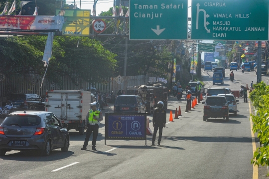 Lalu Lintas Puncak Bogor Terapkan Ganjil Genap Selama Libur Idul Adha