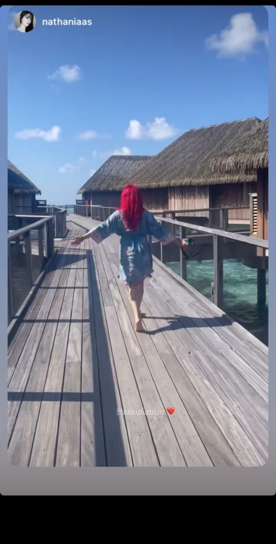 7 Potret Tasya Farasya Liburan di Maldives, Penampilannya Curi Perhatian