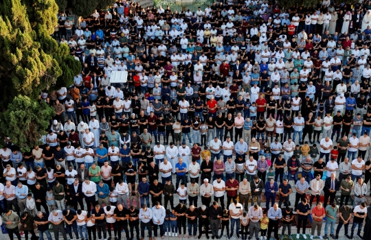 Salat Idul Adha di Komplek Masjid Al Aqsa Berlangsung Khusyuk dan Damai