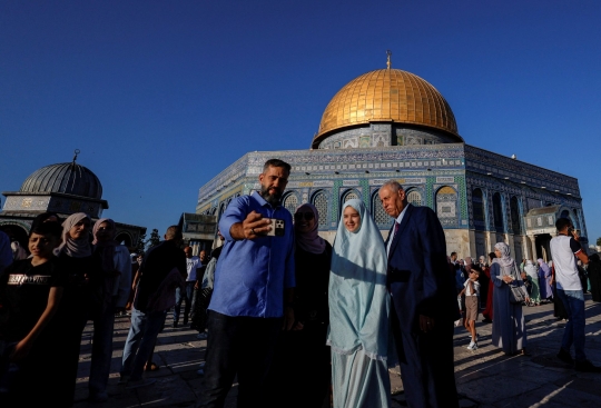 Salat Idul Adha di Komplek Masjid Al Aqsa Berlangsung Khusyuk dan Damai