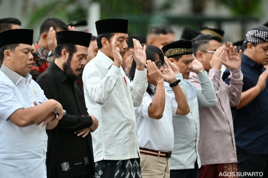 Momen Presiden Jokowi Salat Iduladha di Istana Yogyakarta Bersama Masyarakat