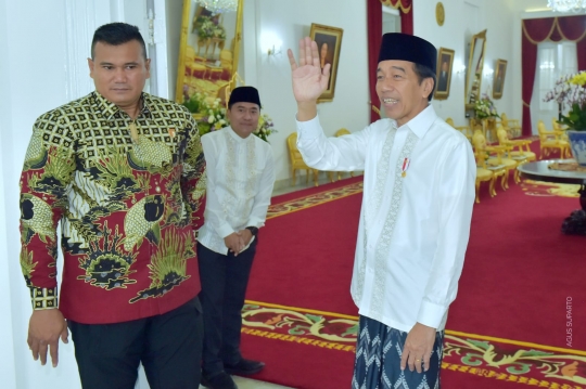 Momen Presiden Jokowi Salat Iduladha di Istana Yogyakarta Bersama Masyarakat