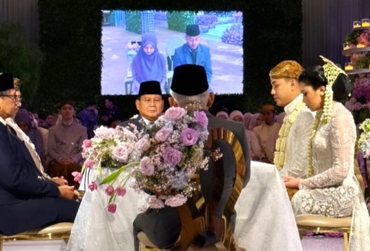 Resepsi Nikah Anak Ketua MPR, Besan Jenderal Bintang Satu & Menantunya Perwira Polisi