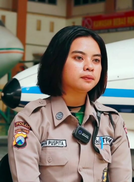 Tak Kesampaian jadi Polwan, Cewek Cantik ini Pilih jadi Satpam Wanita