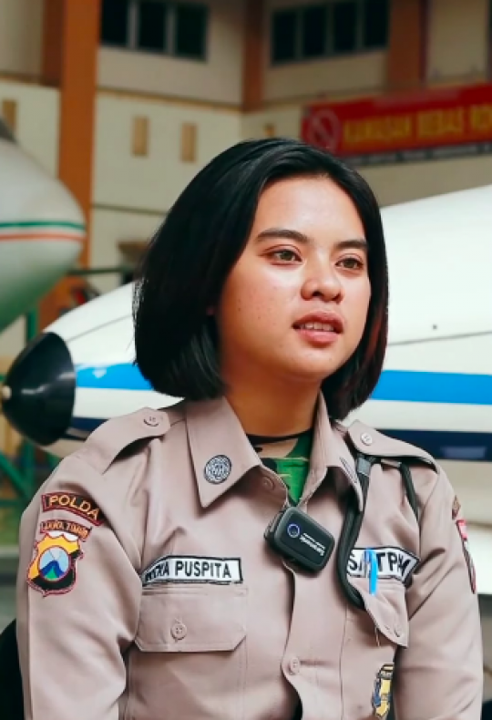 Tak Kesampaian jadi Polwan, Cewek Cantik ini Pilih jadi Satpam Wanita