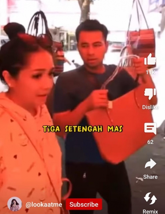 Nagita Slavina Syok Diajak Raffi Ahmad ke Pasar Belanja Tas KW, Merry Ikut Bereaksi