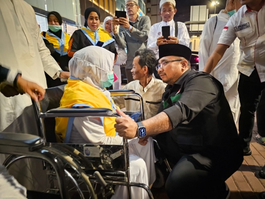 Menag Lepas Kepulangan Jemaah Haji Indonesia, Tambah Jatah Air Zamzam Jadi 10 Liter