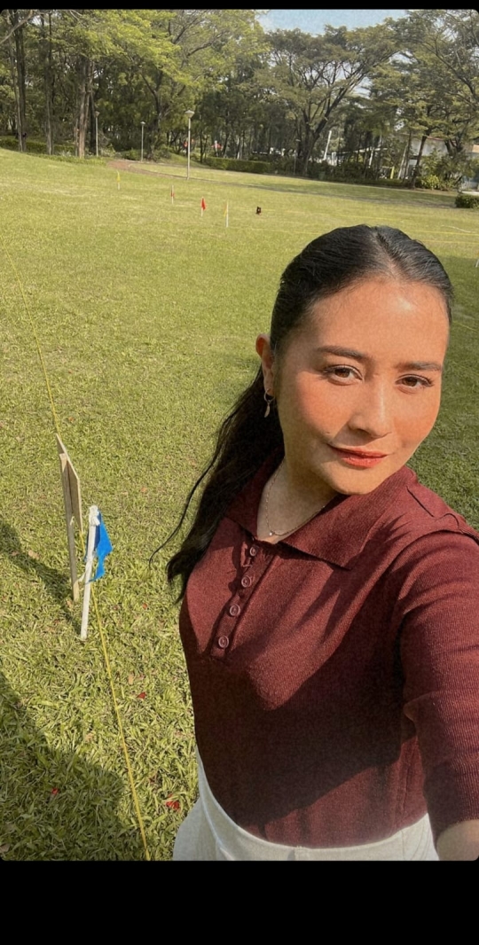 Cantiknya Prilly Latuconsina saat Main Woodball, Netizen: Ada Penampakan Bidadari