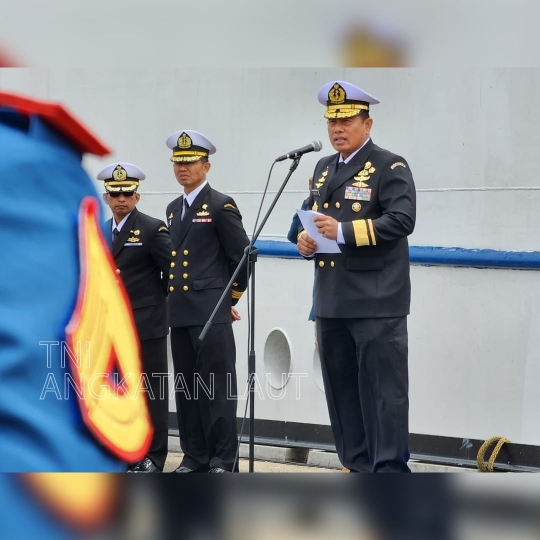 Pertama Dalam Sejarah, Kenaikan Pangkat Taruna AAL Digelar di Belanda, Ini Potretnya