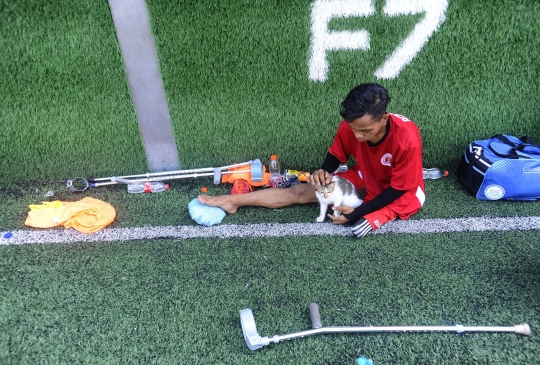 Semangat Pemain Difabel Ikut Seleksi Timnas Amputasi Indonesia U-23