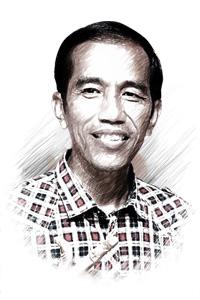 Gambar Tokoh Rohani Daniel Jokowi Joko Widodo Luhut dan  Ida Dicek Suhu Tubuh saat 