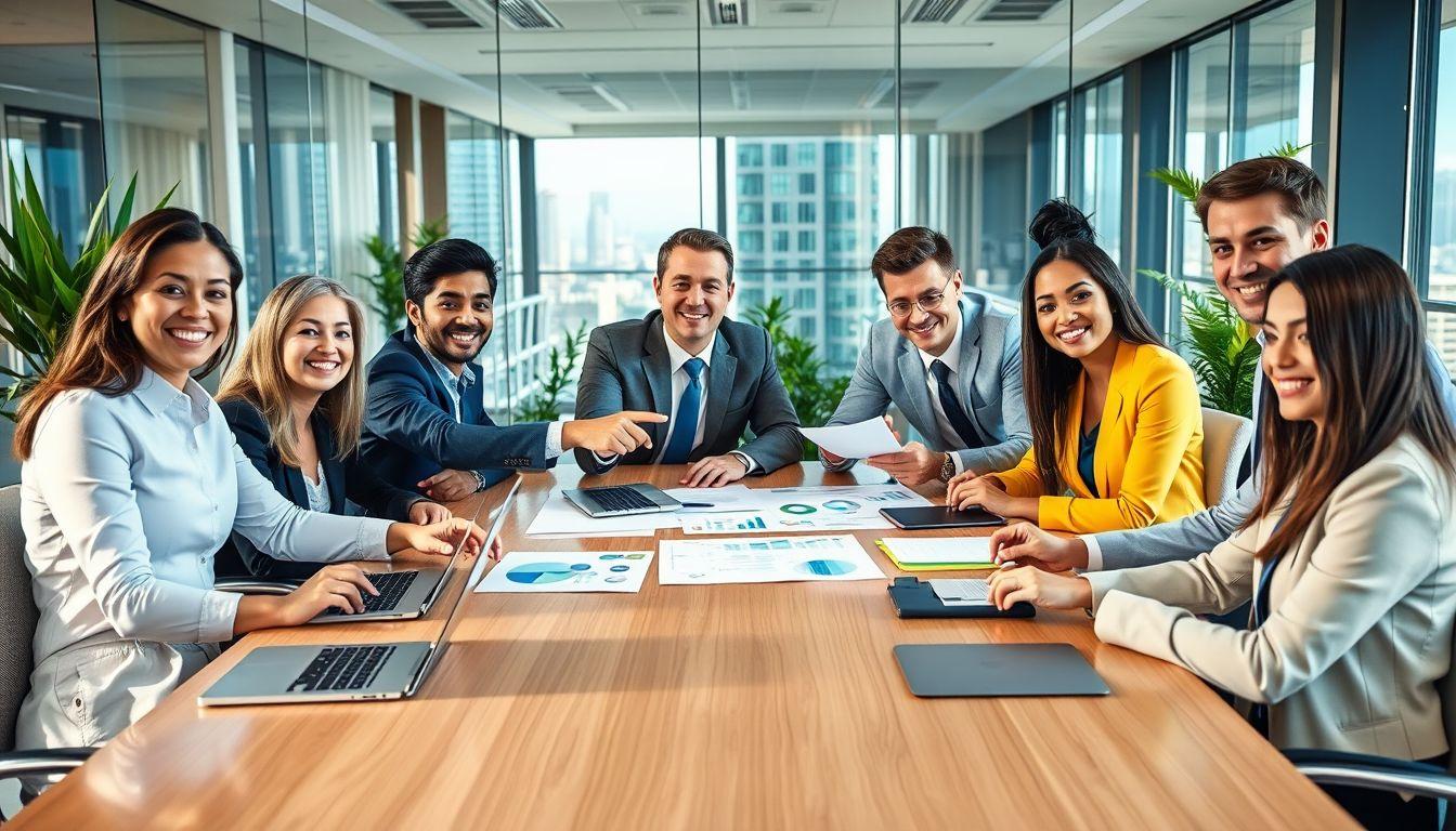 Business Team Quote for Success