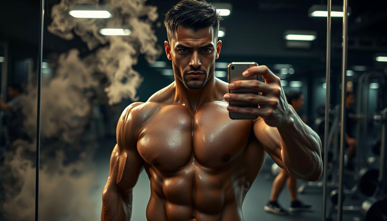 Gym Mirror Selfie Captions