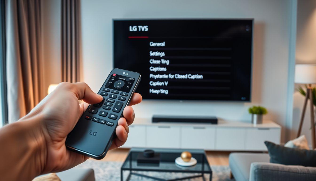 LG TV Caption Controls