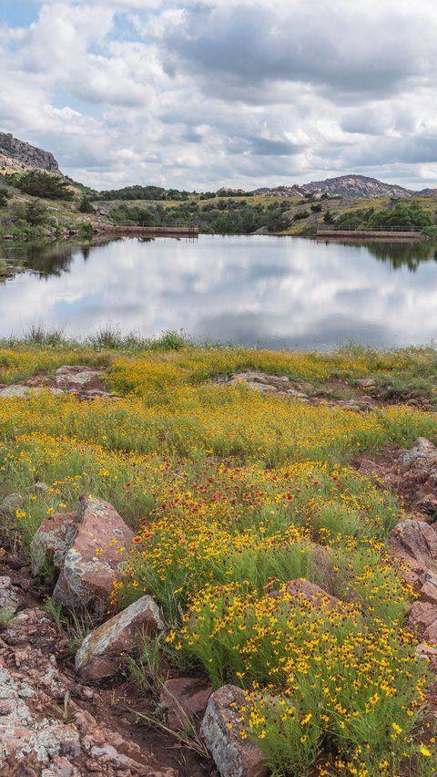 1. Wichita Mountains Wildlife Refuge: Roaming in Nature's Majesty<br><br>The Wichita Mountains Wildlife Refuge is a true haven for nature lovers. It is located in southwestern Oklahoma. It spans over 59,000 acres. The shelter offers a spectacular