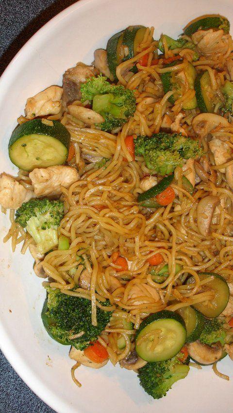 Vegetable Yakisoba Recipe for Vegan