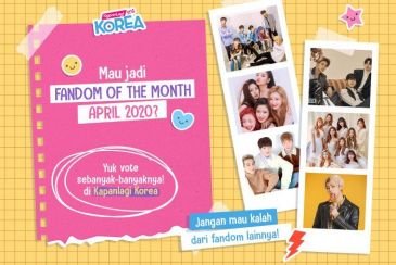 Rebut Gelar Fandom of The Month Selanjutnya dan Menangin Giveaway Menarik, Mau?
