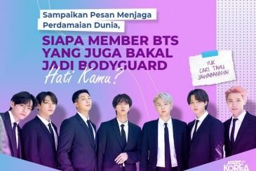 Sampaikan Pesan Menjaga Perdamaian Dunia, Siapa Member BTS yang Juga Bakal Jadi Bodyguard Hati Kamu?