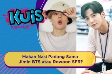 Makan Nasi Padang Enaknya Ditemenin Rowoon SF9 atau Jimin BTS?