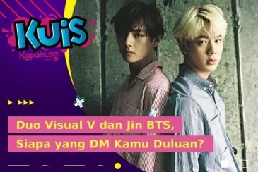 [KUIS] Duo Visual V dan Jin BTS, Siapa Si Ganteng yang Bakal DM Kamu Duluan di Instagram?