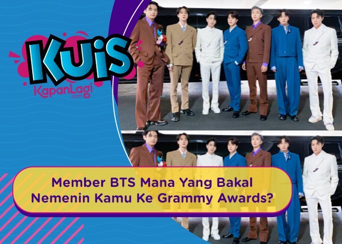 [KUIS KOREA] Kalau Kamu Diundang ke Grammy 2022, Kamu Bakal Ditemenin Sama Member BTS Yang Mana?