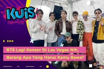 [KUIS KOREA] BTS Konser Hari Pertama di Las Vegas, Ini Barang Yang Harus Kamu Bawa!