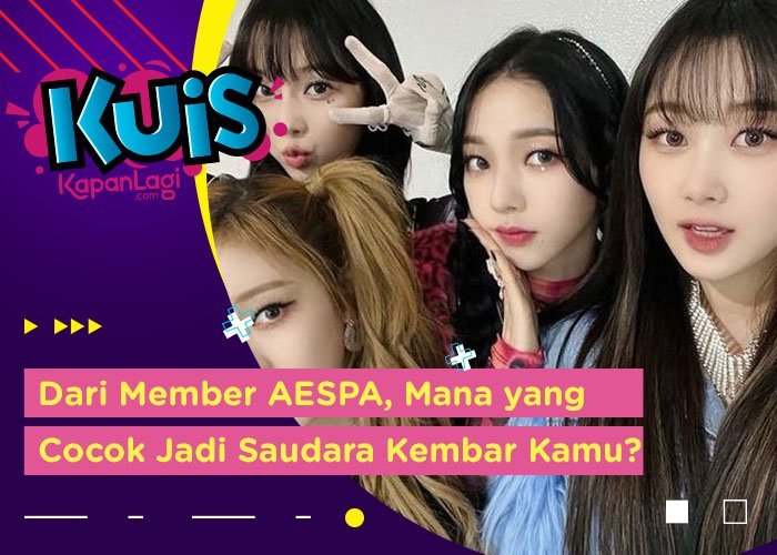 [KONTEN KOREA] Dari 4 Member AESPA, Mana yang Lebih Cocok Jadi Saudara Kembar Kamu?