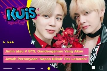 [KUIS KOREA] Jimin atau V BTS, Siapa Gandenganmu Buat Jawab Pertanyaan 'Kapan Nikah' Pas Lebaran?