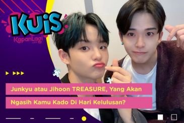 [KUIS KOREA] Junkyu atau Jihoon TREASURE, Yang Akan Ngasih Kamu Kado Di Hari Kelulusan?