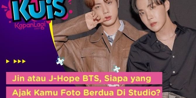 [KUIS KOREA] Jin atau J-hope BTS, Siapa yang Akan Ajak Kamu Foto Studio Berdua?