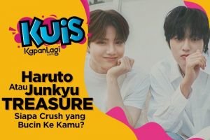 [KUIS KOREA] Haruto atau Junkyu TREASURE, Siapa Crush yang Bucin Maksimal Ke Kamu?
