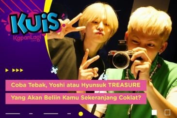 [KUIS KOREA] Coba Tebak, Yoshi atau Hyunsuk TREASURE Yang Akan Beliin Kamu Sekeranjang Coklat?