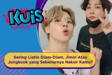 [KUIS KOREA] Sering Liatin Diam-Diam, Jimin Atau Jungkook BTS yang Lagi Jatuh Cinta Sama Kamu?