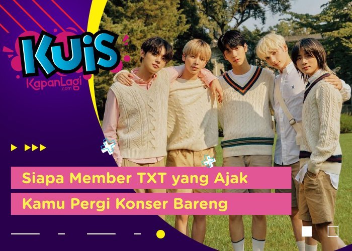 [KUIS KOREA] Siapa Member TXT yang Ajak Kamu Pergi Konser Bareng?