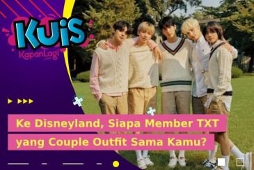 [KUIS KOREA] Ke Disneyland Bareng, Siapa Member TXT yang Ternyata Couple Outfit Sama Kamu?