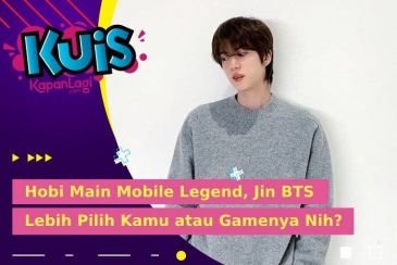 [KUIS KOREA] Hobi Main Mobile Legend, Jin BTS Lebih Pilih Kamu atau Gamenya Nih?