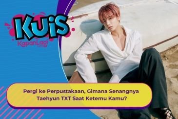 [KUIS KOREA] Pergi ke Perpustakaan, Gimana Senangnya Taehyun TXT Saat Ketemu Kamu?