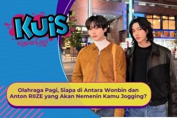 [KUIS KOREA] Olahraga Pagi, Siapa di Antara Wonbin dan Anton RIIZE yang Akan Temani Kamu Jogging?