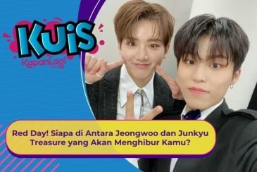 [KUIS KOREA] Red Day! Siapa di Antara Jeongwoo dan Junkyu Treasure yang Akan Menghibur Kamu?