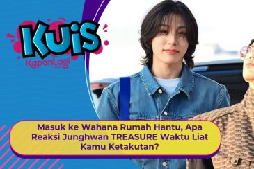 [KUIS KOREA] Masuk ke Wahana Rumah Hantu, Apa Reaksi Junghwan TREASURE Waktu Liat Kamu Ketakutan?