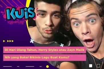 Harry Styles atau Zayn Malik, Siapa yang Bakal Bikinin Lagu Buat Kado Ulang Tahun Kamu?