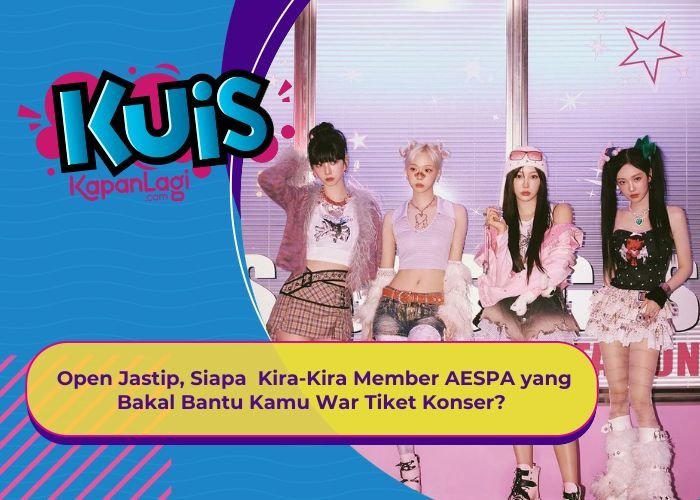 [KONTEN KOREA] Open Jastip, Siapa  Kira-Kira Member AESPA yang Bakal Bantu Kamu War Tiket Konser?