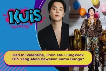 [KONTEN KOREA] Hari Ini Valentine, Jimin atau Jungkook BTS Yang Akan Bawakan Kamu Bunga?