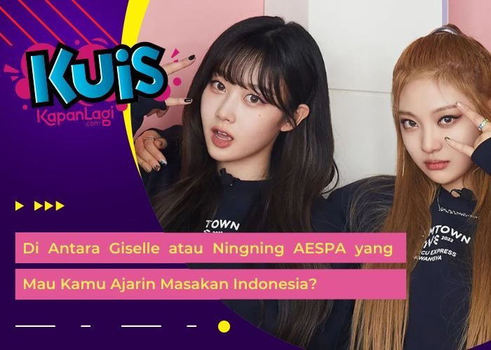 [KONTEN KOREA] Di Antara Giselle atau Ningning AESPA yang Mau Kamu Ajarin Masakan Indonesia?