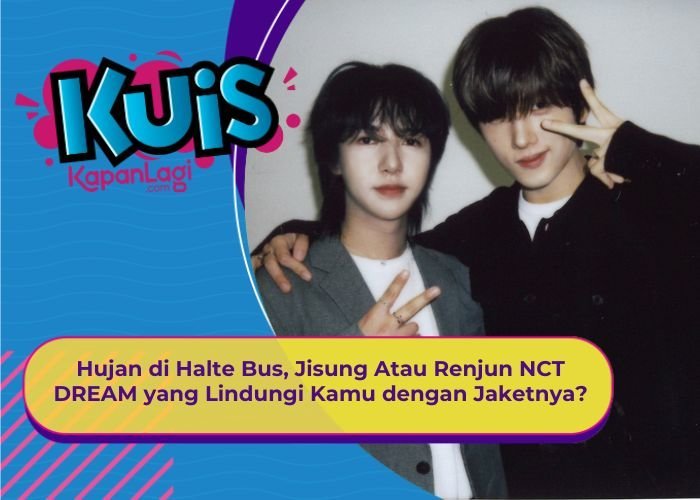 [KONTEN KOREA] Hujan di Halte Bus, Jisung Atau Renjun NCT DREAM yang Lindungi Kamu dengan Jaketnya?